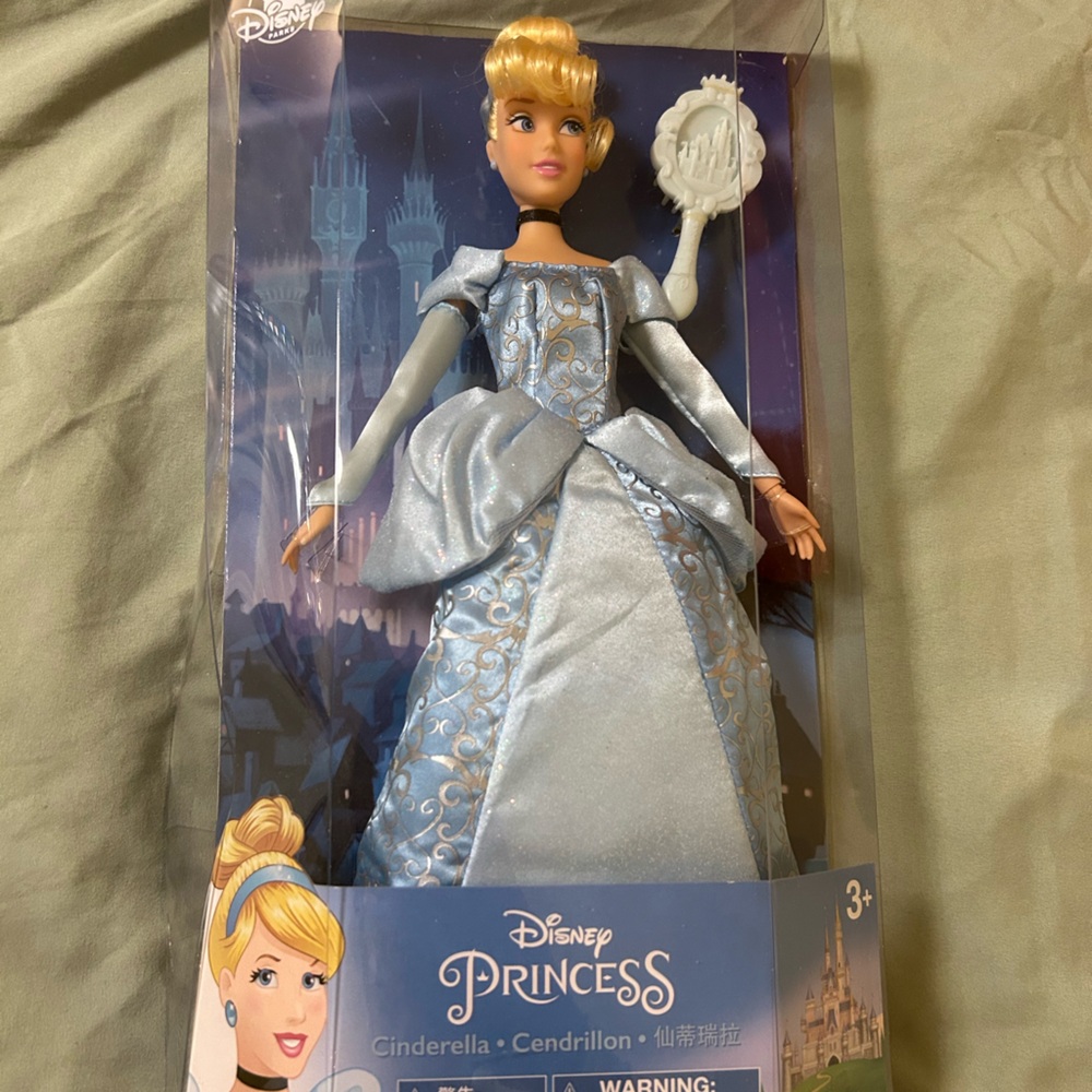 Disney Cinderella Doll in Sparkling Silver and Blue